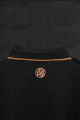 ROMERO & MC PAUL BLACK POLO