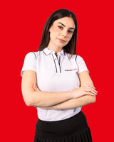 TOUR111 WHITE WOMEN POLO