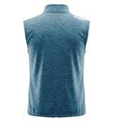 BLUE MARBLED VEST OUTERWEAR