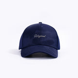 NAVY BLUE CHROME SIGNATURE HAT
