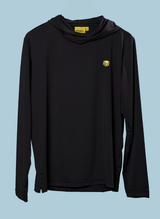 BLACK PERFORMANCE LIGHT HOODIE WOMEN