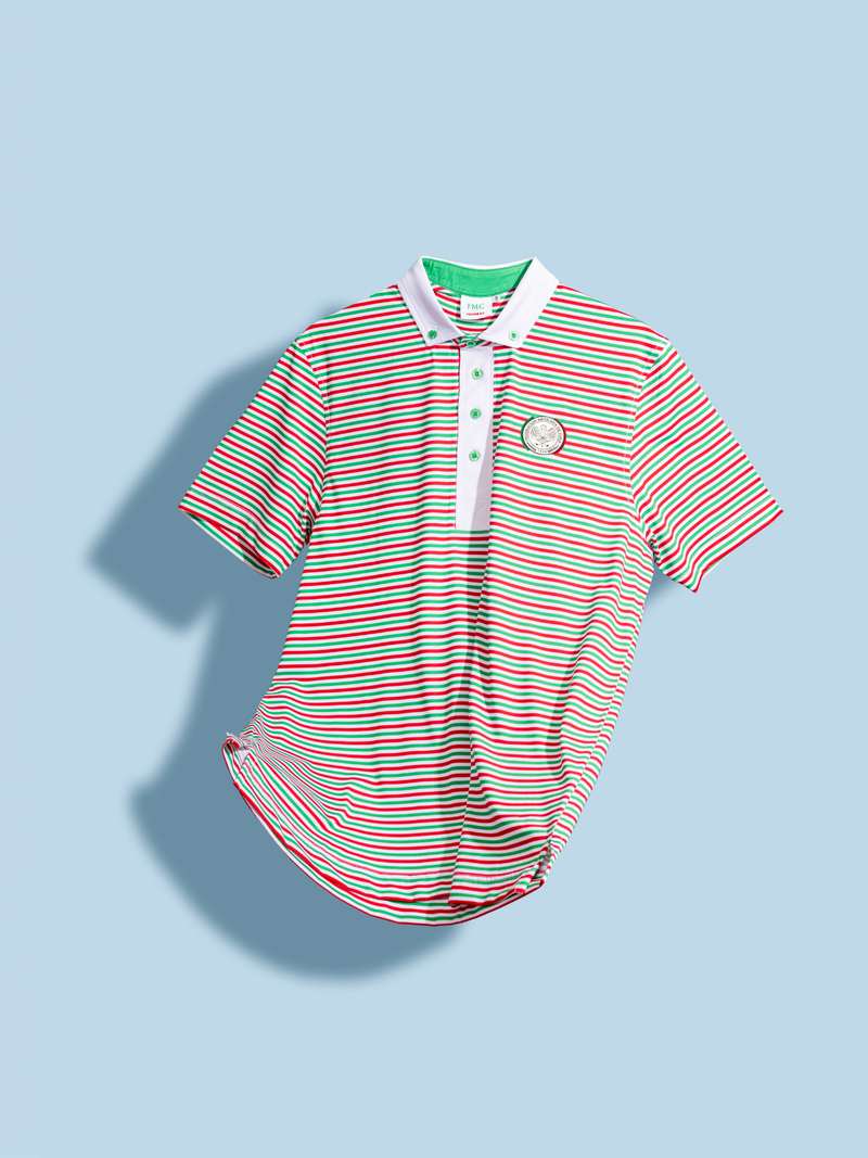 PARIS 2024 STRIPED TRICOLOR POLO FMG MEN