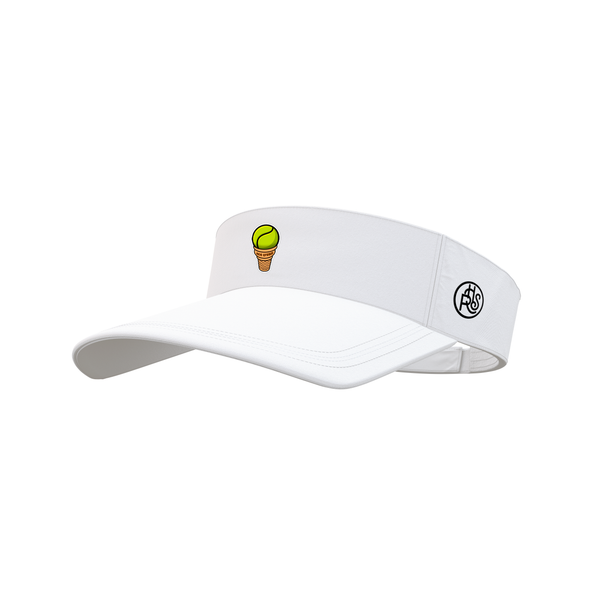 PADEL WHITE VISOR ACE CREAM