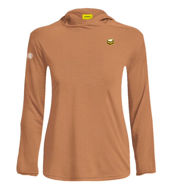 MOCHA PERFORMANCE LIGHT HOODIE WOMEN