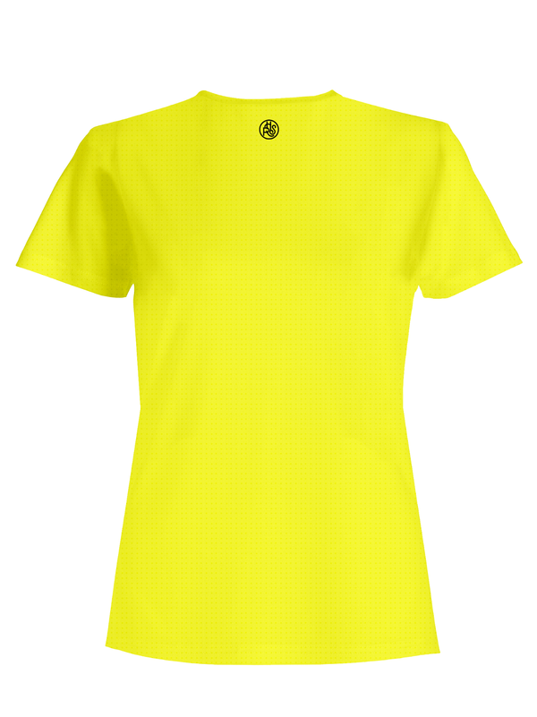 YELLOW FLUORESCENT WOMAN