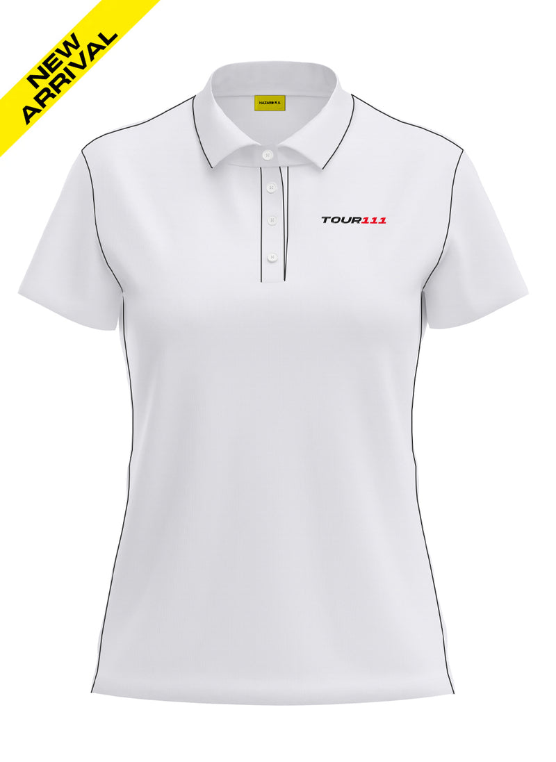 TOUR111 WHITE POLO WOMEN