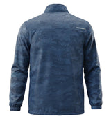 CAMO BLUE NAVY RAINCOAT