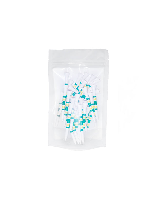 GREEN AND YELLOW STRIPED BAMBOO TEES