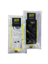 2 PACK BLACK AND WHITE SYNTHETIC GOLF GLOVE